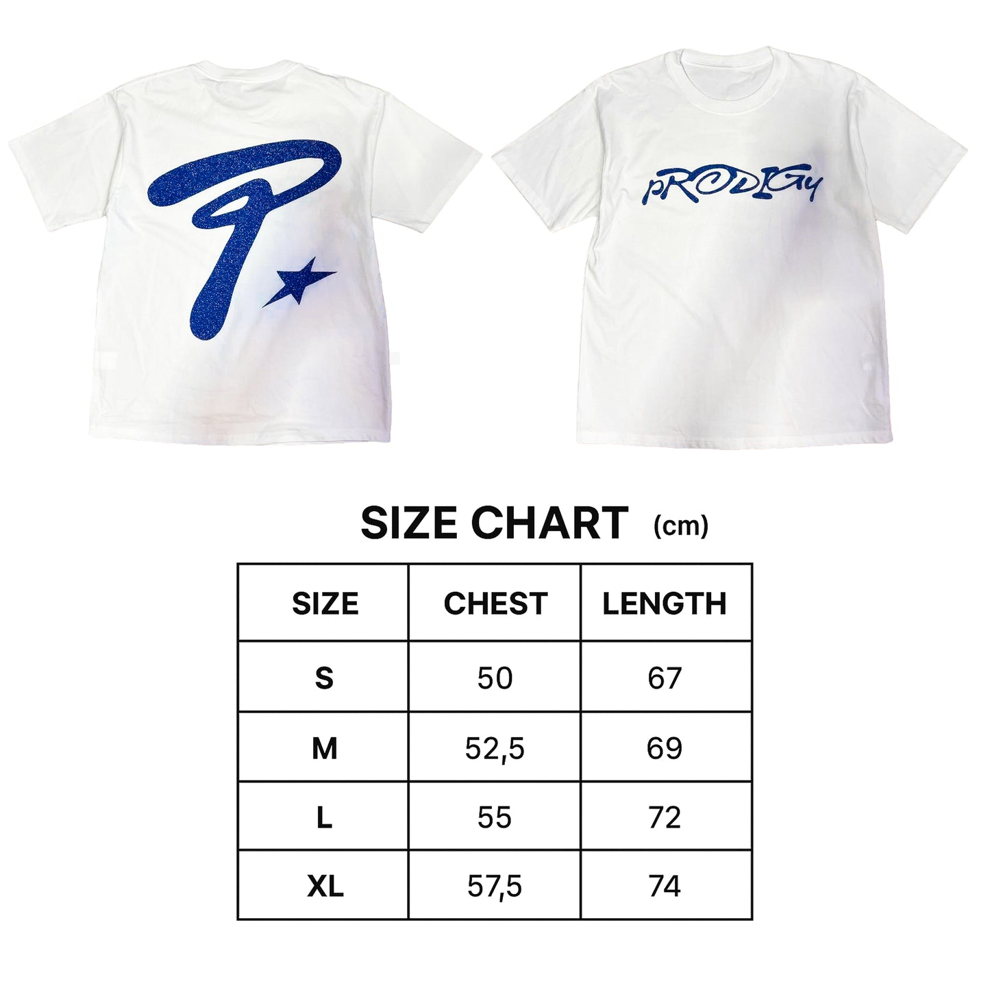 Prodigy Tee ( Blue & White )