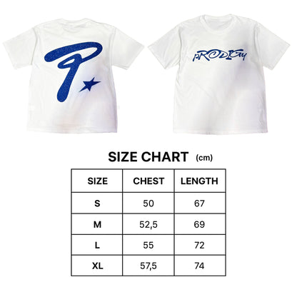 Prodigy Tee ( Blue & White )